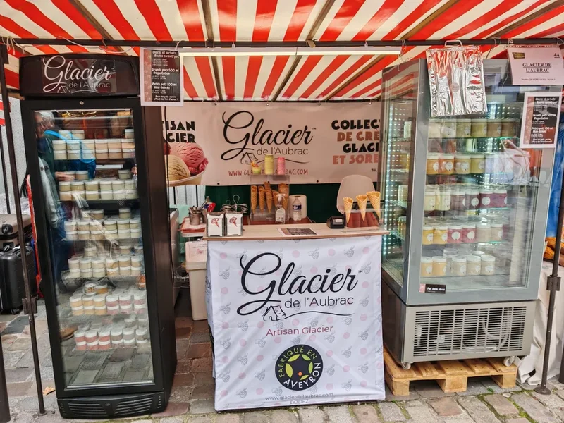Le Glacier de l'Aubrac au marché des Aveyronnais de Paris-Bercy 2025