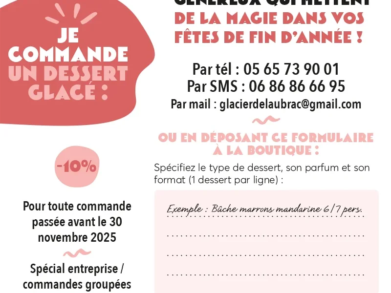 Bon de commande 2025